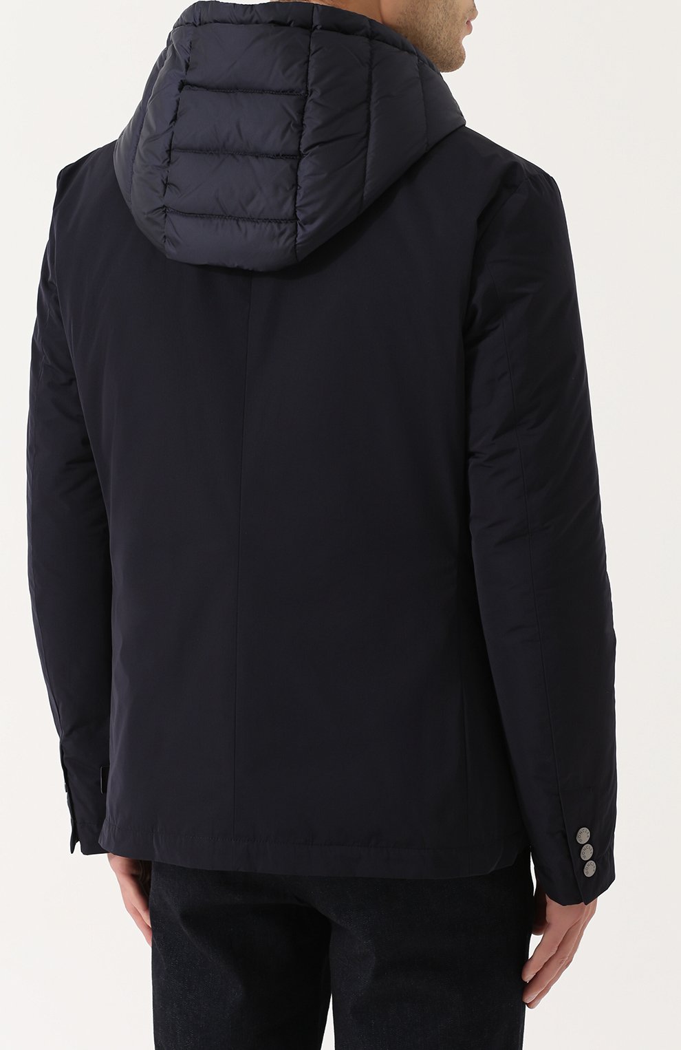 Куртка на пуговицах с пуховой подстежкой MONCLER, арт. C2-091-30703-00-57540, фото 4