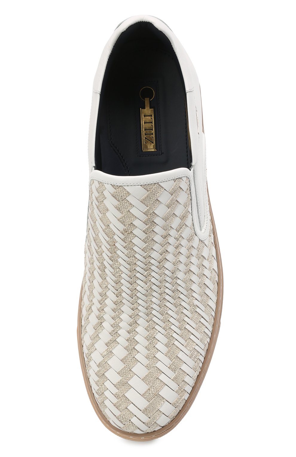 Кожаные слипоны ZILLI, арт. MDV-T087/002, фото 5