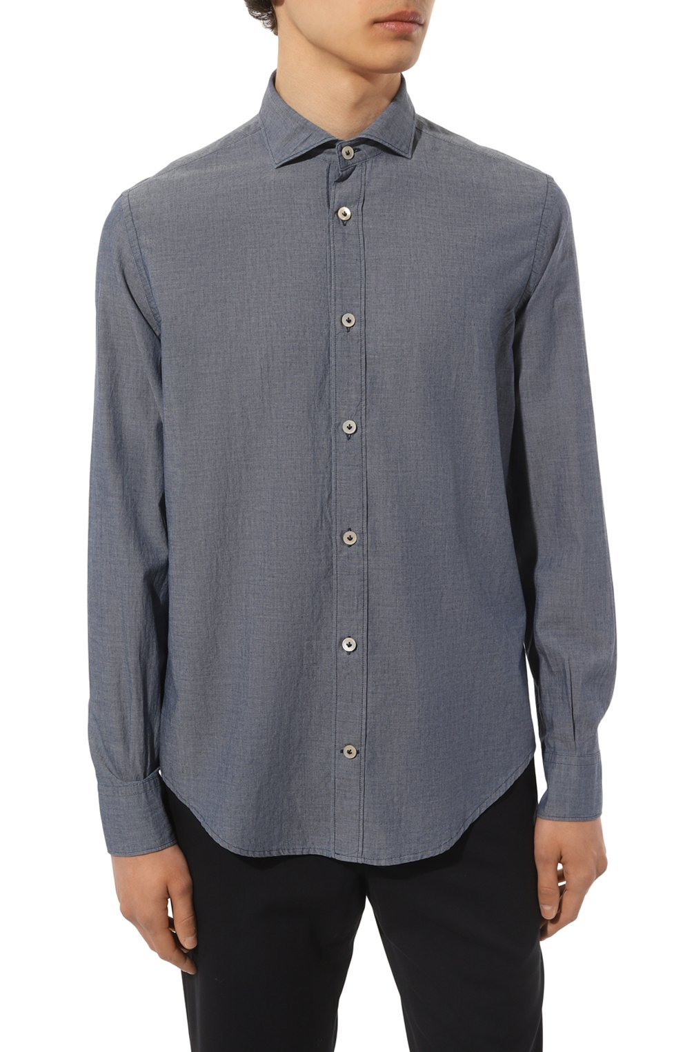 Хлопковая рубашка ELEVENTY PLATINUM, арт. G75CAMA05 TES0G146, фото 3