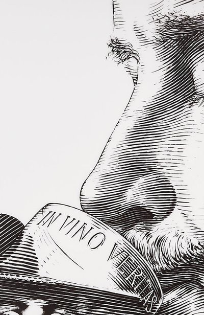 Декоративная тарелка tema e variazioni n.256 FORNASETTI, арт. PTV256X, фото 2