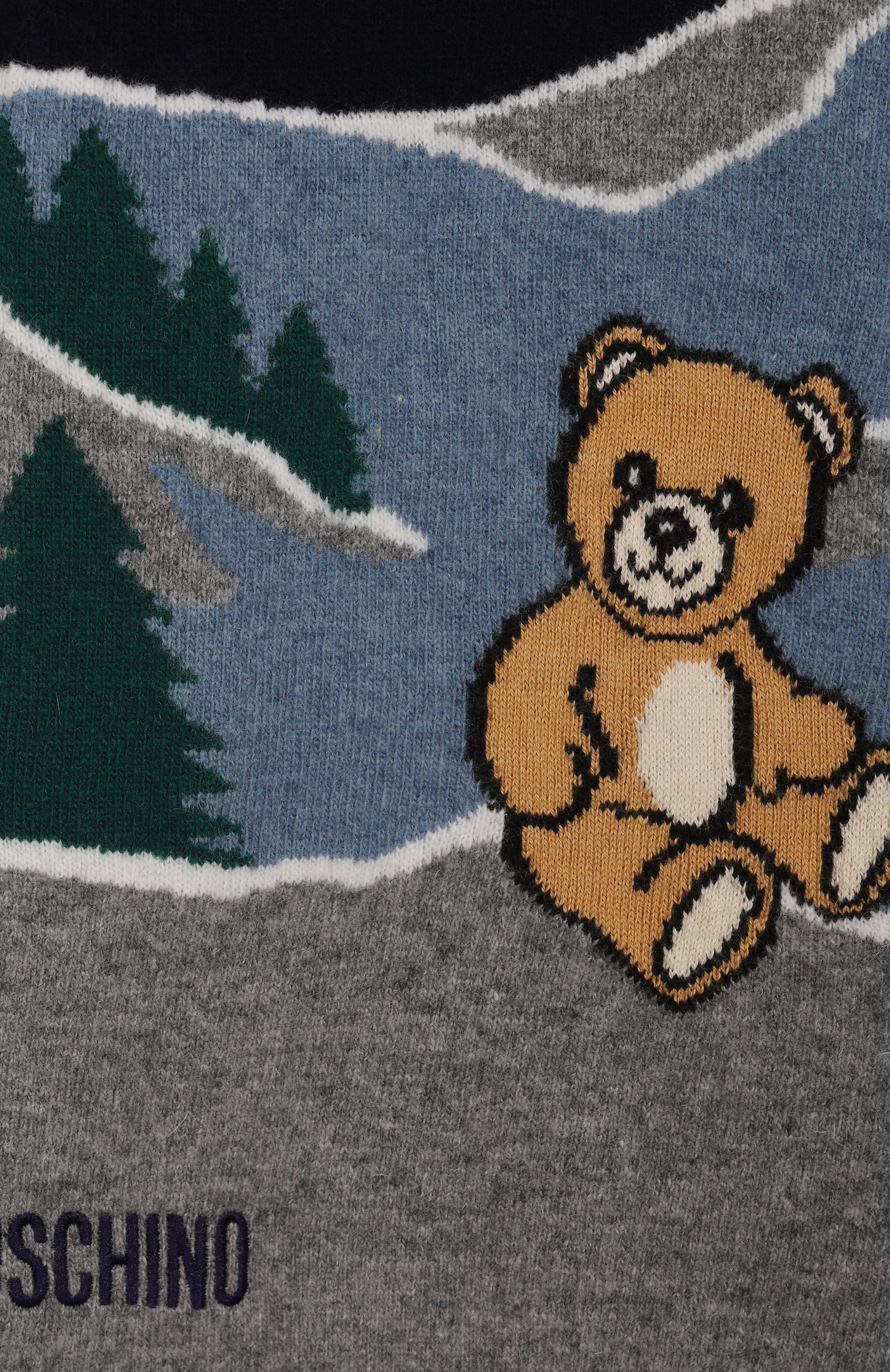 Шерстяной пуловер MOSCHINO, арт. HMW015/LHE80/4-8, фото 3