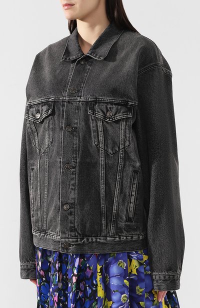 Джинсовая куртка BALENCIAGA, арт. 556729/TXE03, фото 3