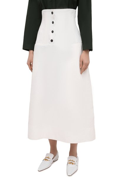 Льняная юбка JIL SANDER, арт. JSWS355975-WS320700, фото 3