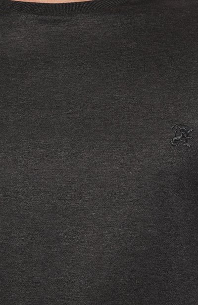 Хлопковая футболка ZILLI, арт. TSR02DZS56014ZS00000W, фото 5