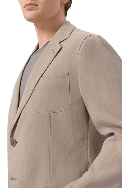 Льняной пиджак GIORGIO ARMANI, арт. GM000140/TE10954, фото 5