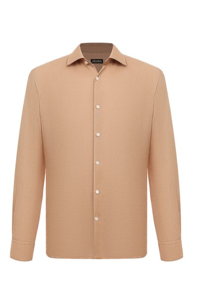 Мужская льняная рубашка ZEGNA, арт. UDX38A7/SRF5