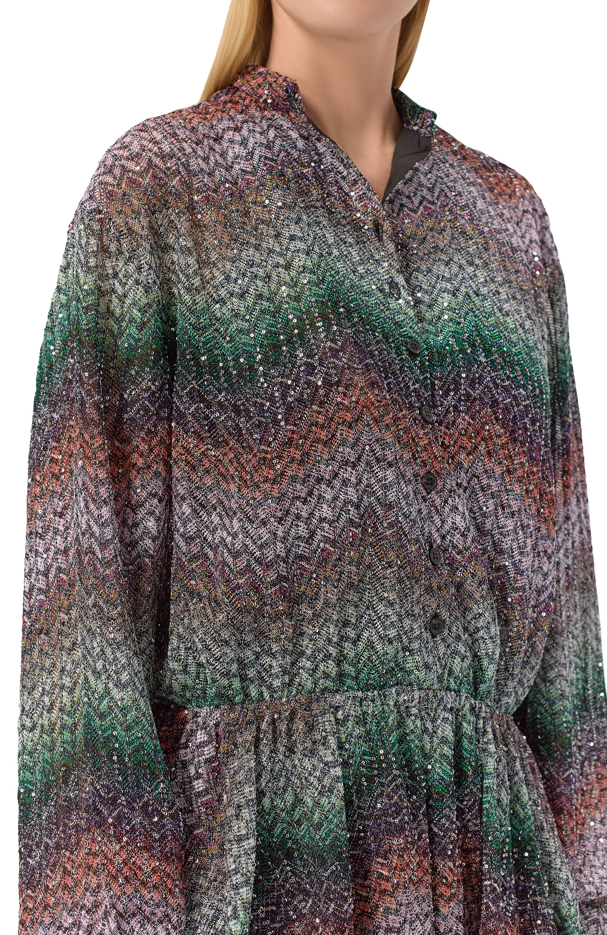 Платье с отделкой пайетками MISSONI, арт. DS26SG2S/BC0065, фото 5