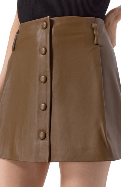 Кожаная юбка IRO, арт. WM31BRI0NE/AX403, фото 5