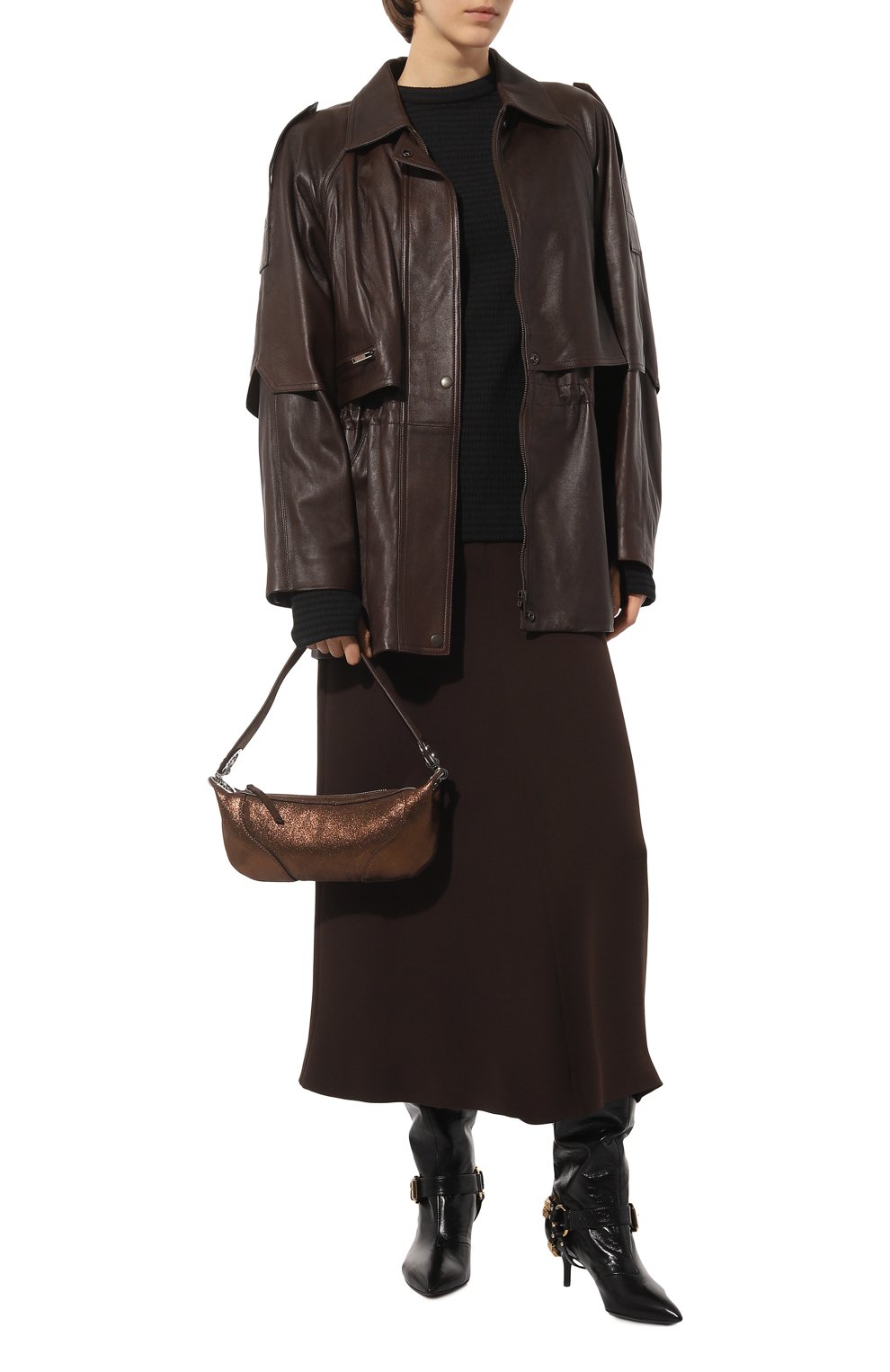 Сумка amira mini BY FAR, арт. 23PFMINRSBERJLLMED, фото 7