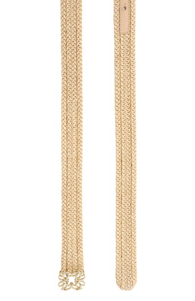 Ремень из рафии ELIE SAAB бежевого цвета по цене 35000 руб., арт. BE004S25, фото 3 Ремень из рафии ELIE SAAB, арт. BE004S25, фото 3