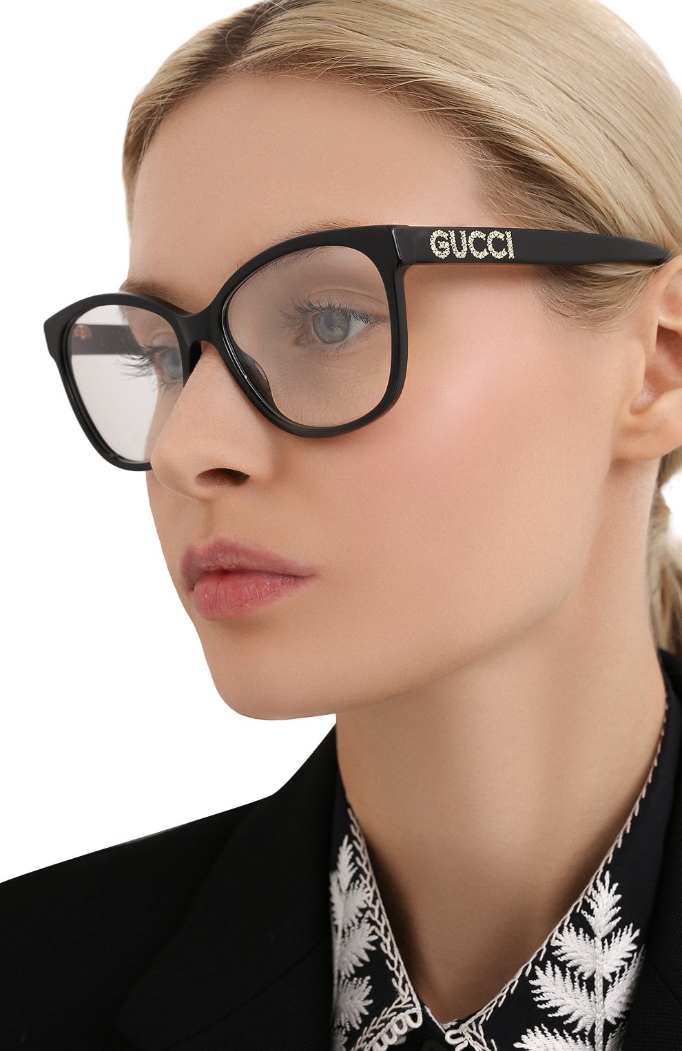 Оправа GUCCI черного цвета по цене 33850 руб., арт. GG0421 001, фото 2 Оправа GUCCI, арт. GG0421 001, фото 2