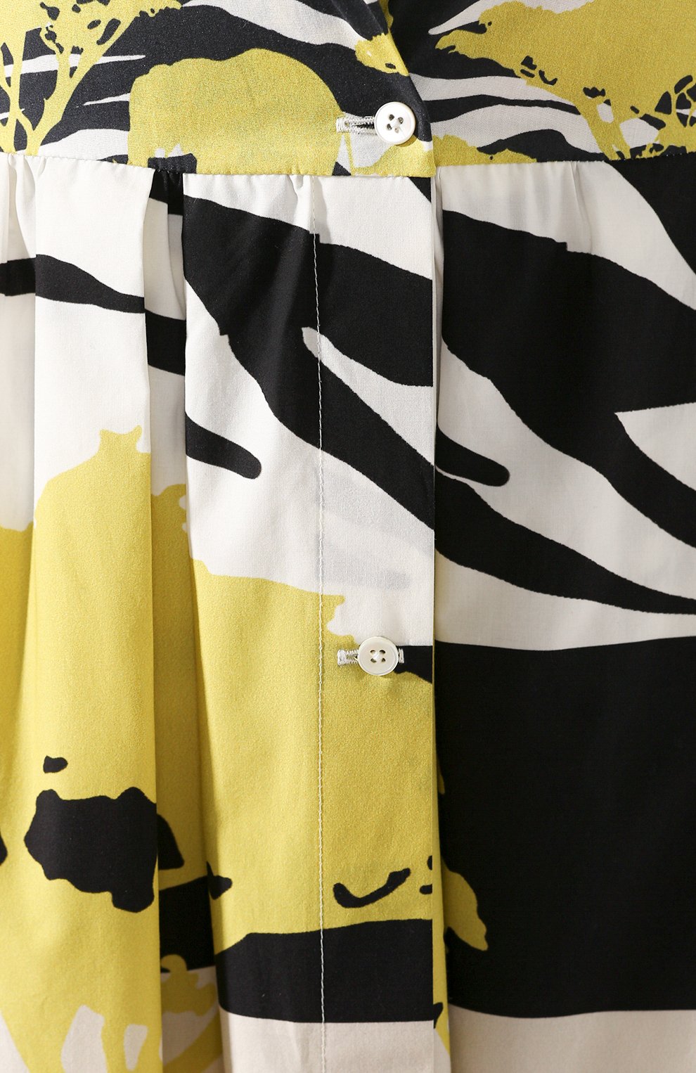 Хлопковое платье SARA ROKA разноцветного цвета по цене 72550 руб., арт. ELENAT105/31-SS2030, фото 5 Хлопковое платье SARA ROKA, арт. ELENAT105/31-SS2030, фото 5