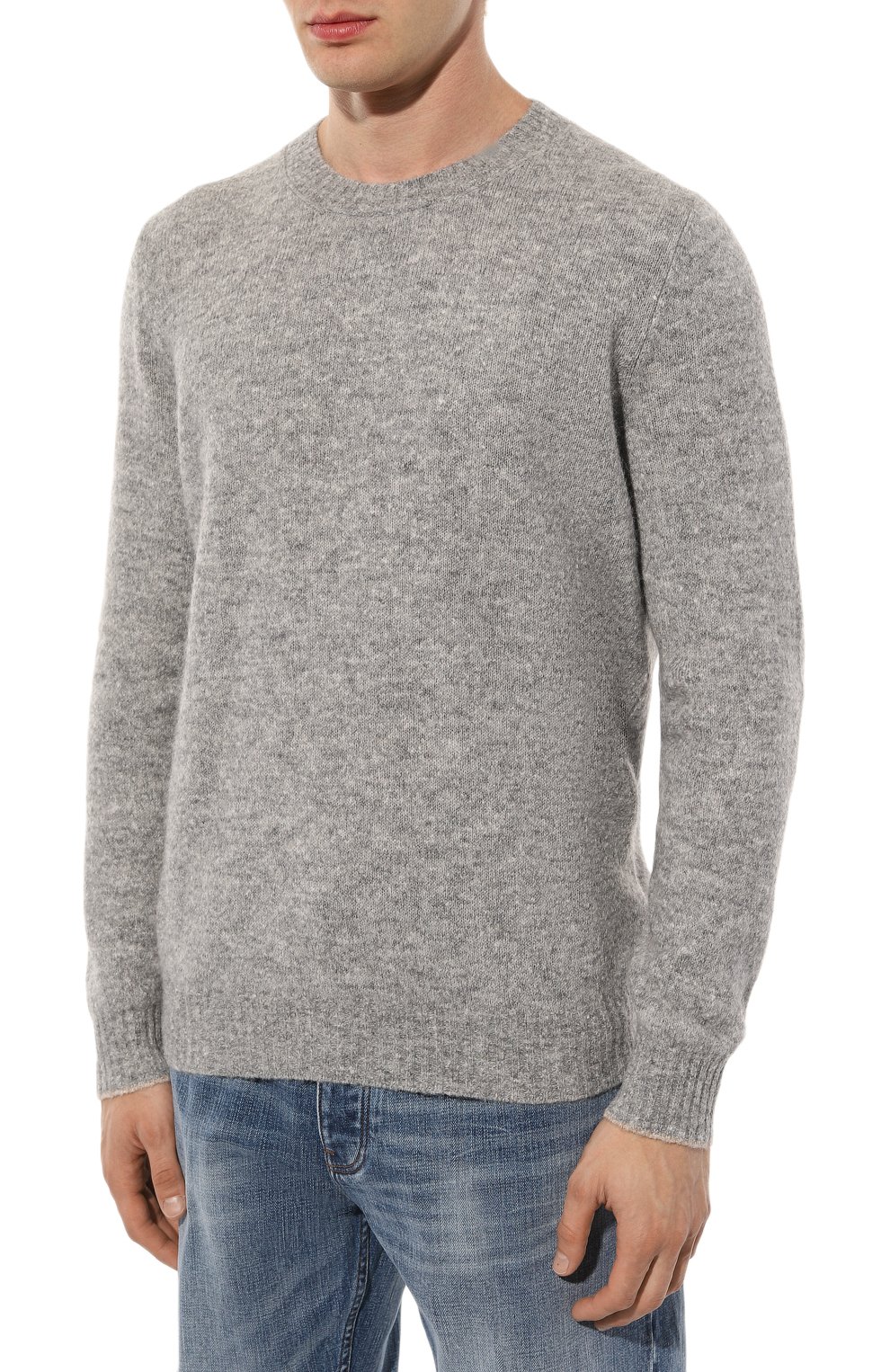 Свитер из шерсти и хлопка BRUNELLO CUCINELLI, арт. MS070B2214, фото 3