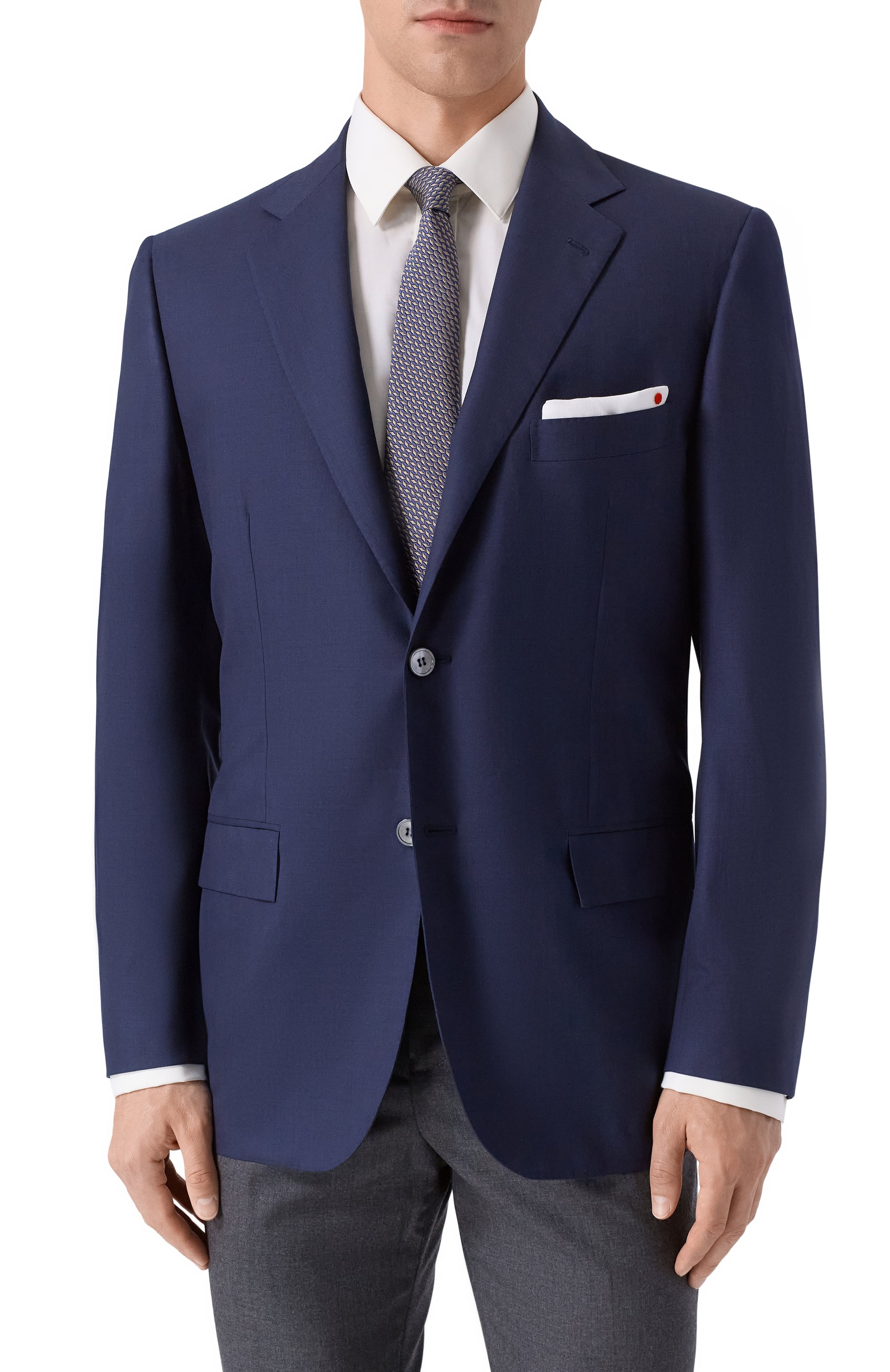 Шерстяной пиджак KITON, арт. UG81K0982823, фото 4