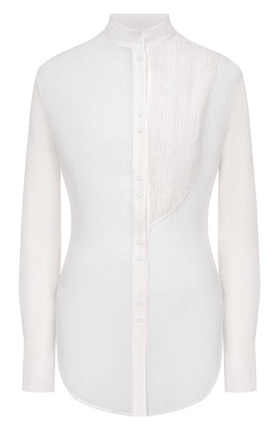 Женская блузка из хлопка и шелка ISABEL BENENATO, арт. DW81S26