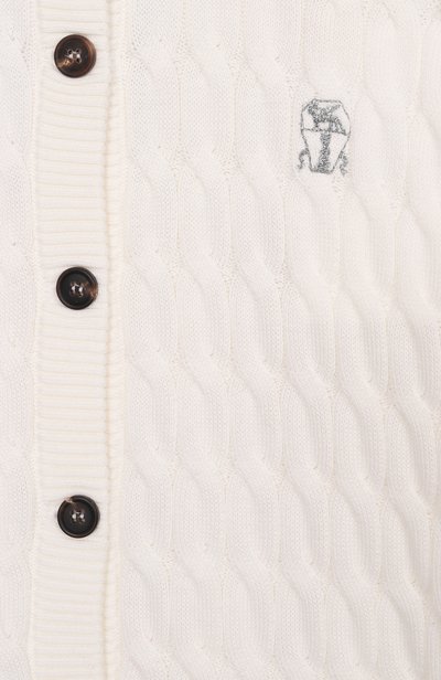 Хлопковый кардиган BRUNELLO CUCINELLI, арт. B19M19906C, фото 3