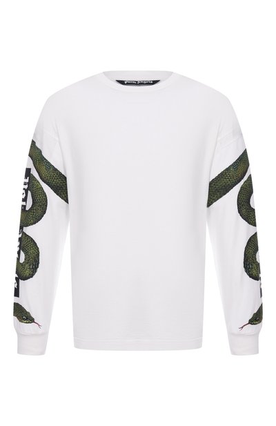 Мужская хлопковый лонгслив PALM ANGELS, арт. PMAB058F25JER002