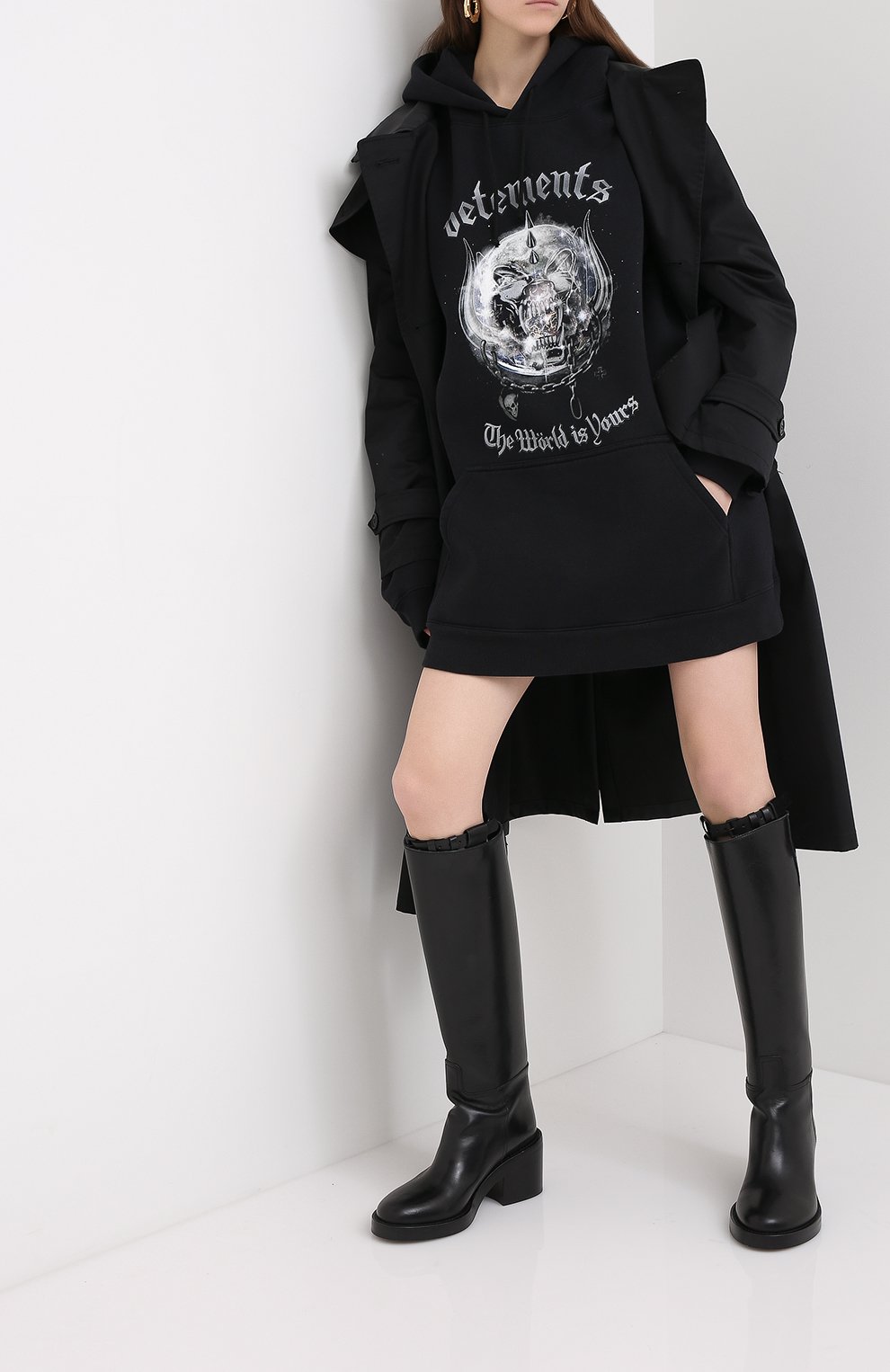 Хлопковое худи VETEMENTS, арт. UAH21TR613 1605/W, фото 2