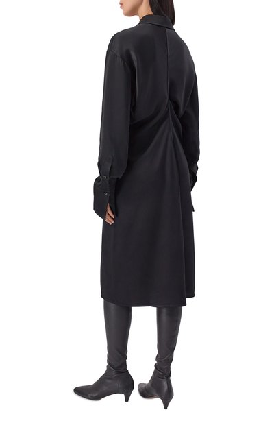 Атласное платье TOTEME, арт. 254-WRD0256-FB0020, фото 3