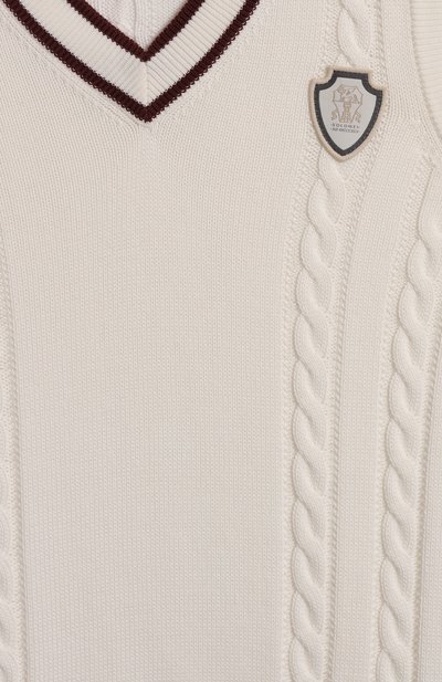 Хлопковый жилет BRUNELLO CUCINELLI, арт. B2873817TB, фото 3