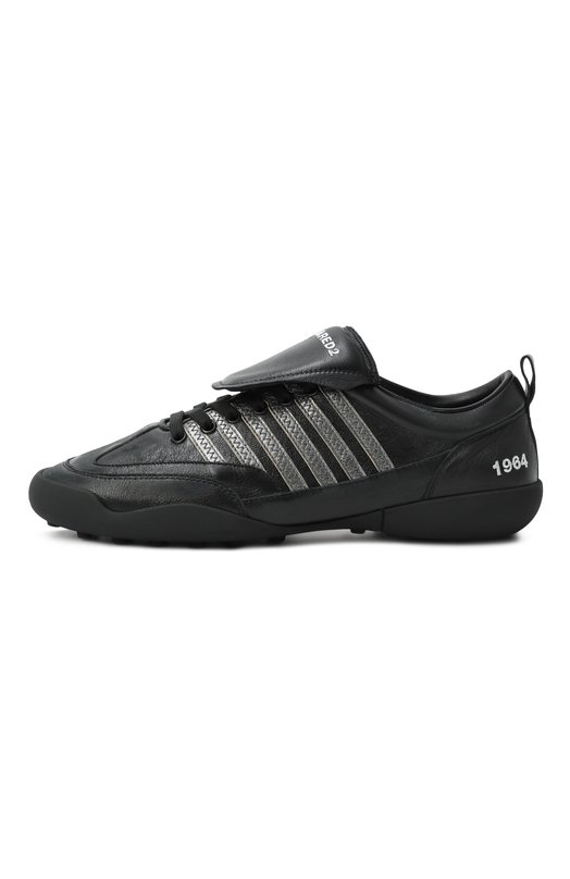 Кожаные кроссовки Soccer Dsquared2 SNM0433 Чёрный  SNM0433 Фото 4