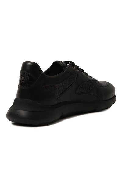 Кроссовки marte с отделкой из кожи аллигатора ARTIOLI, арт. 0S544/CALF/ALLIGAT0R/FABRIC MARTE, фото 5