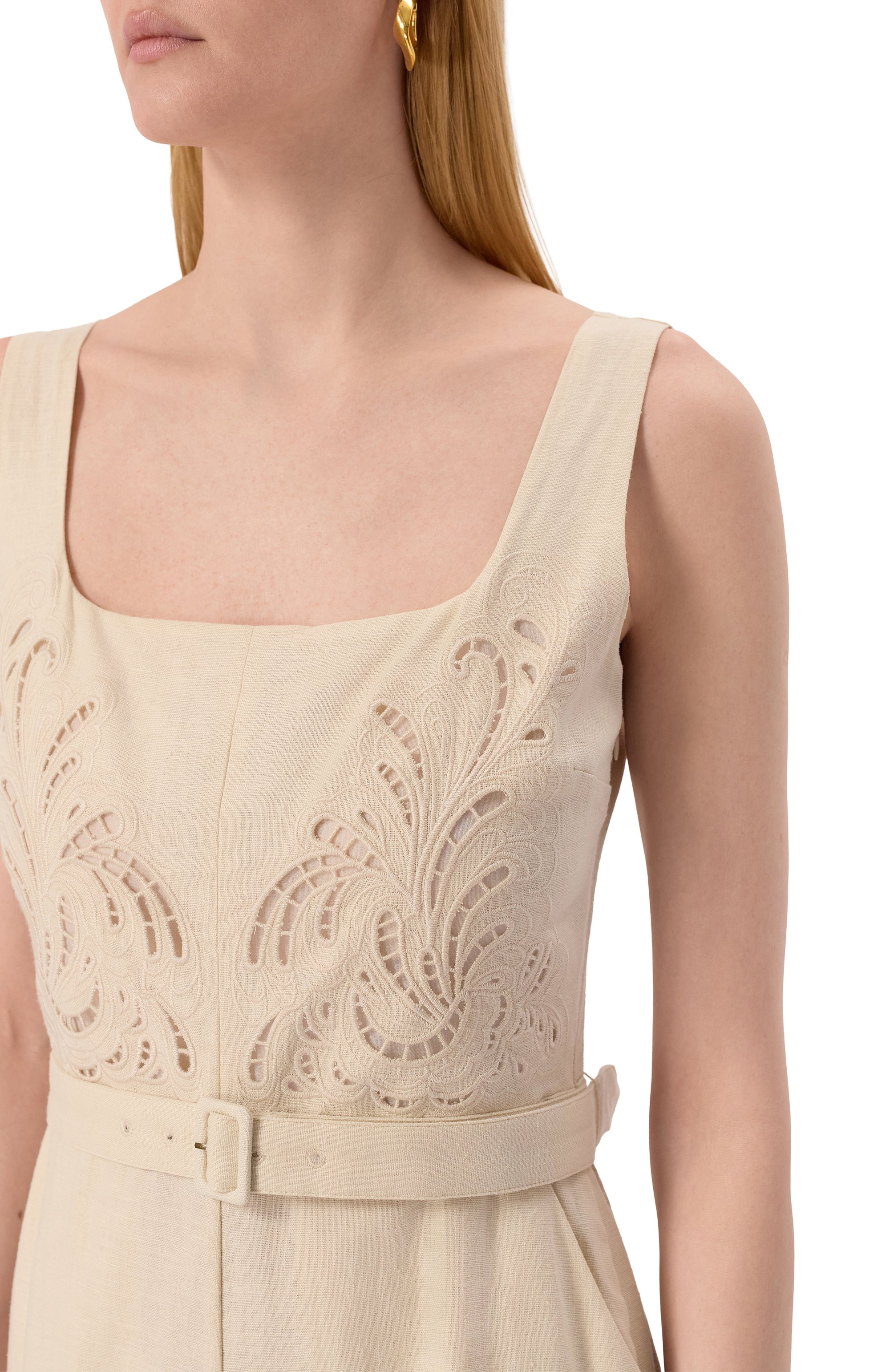 Комбинезон изо льна и вискозы TWINSET, арт. 251TP2163, фото 5