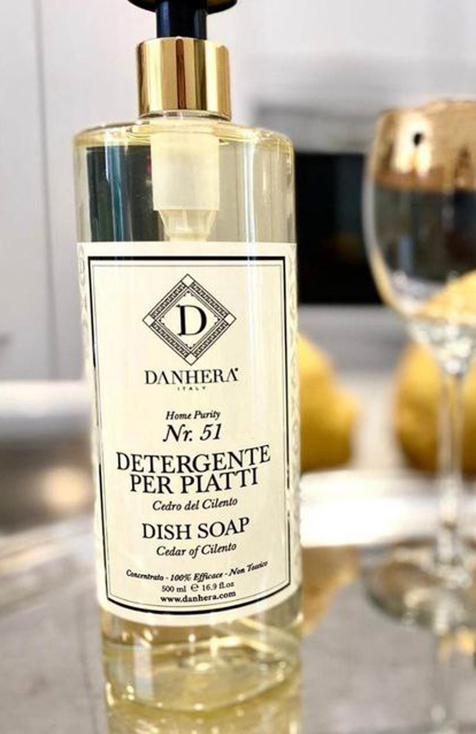 Концентрированное средство для мытья посуды cedar of cilento №51 (500ml) DANHERA ITALY, арт. DANH_051, фото 5
