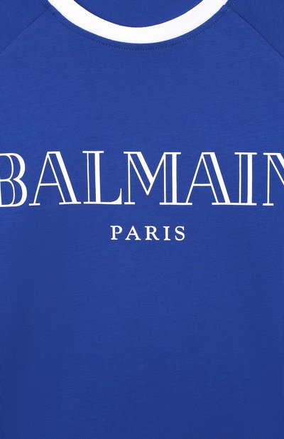 Хлопковый лонгслив BALMAIN, арт. 6L8600/LX160/4-10, фото 3