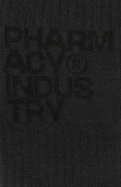 Мужские хлопковые носки PHARMACY INDUSTRY темно-серого цвета, арт. PHACX00051 | Фото 2 (Материал внешний: Хлопок; Материал сплава: Проставлено; Нос: Не проставлено; Кросс-КТ: бельё)