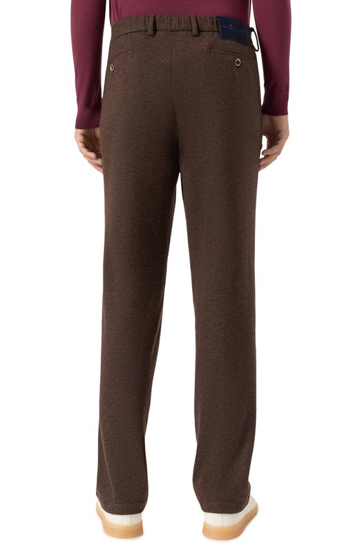 Кашемировые брюки Kiton UFFPBRK0150G08 Коричневый  UFFPBRK0150G08 Фото 4