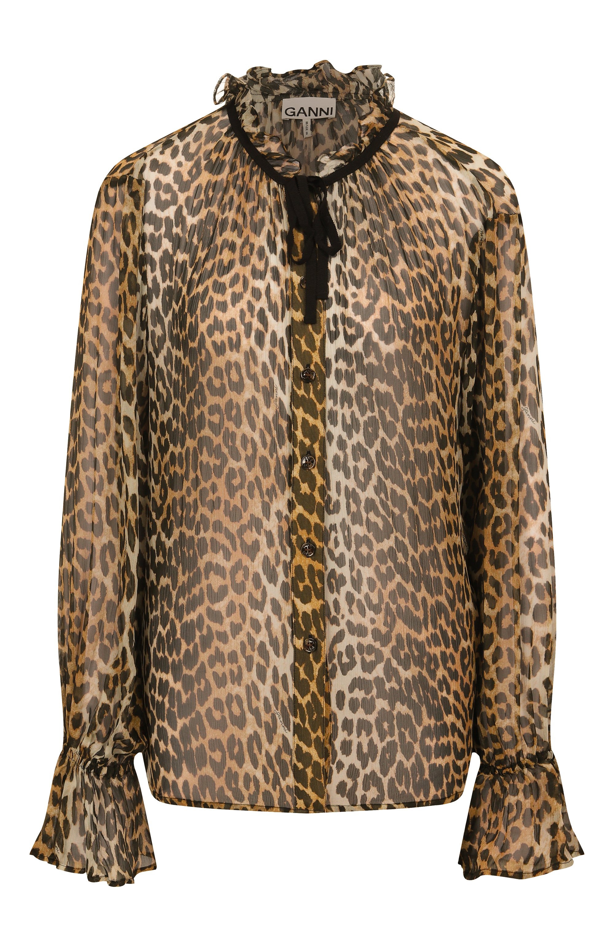 Блузка из вискозы GANNI, арт. W0570, фото 1