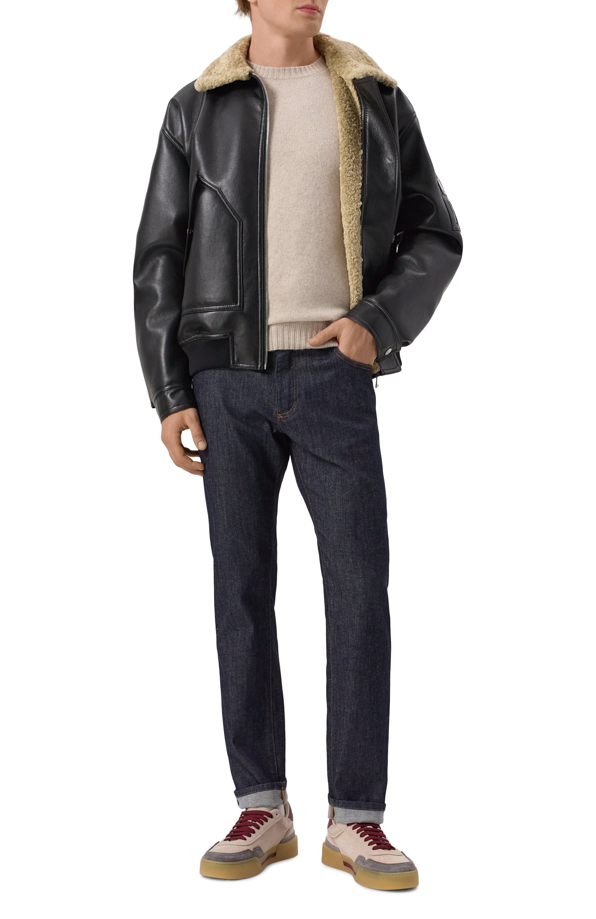 Замшевые кеды new roma DOLCE & GABBANA, арт. CS2275/AW317, фото 2