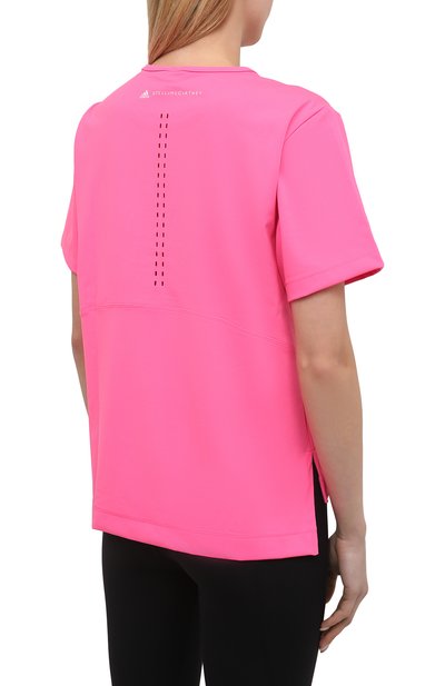 Футболка ADIDAS BY STELLA MCCARTNEY розового цвета по цене 6995 руб., арт. GL5271, фото 4 Футболка ADIDAS BY STELLA MCCARTNEY, арт. GL5271, фото 4