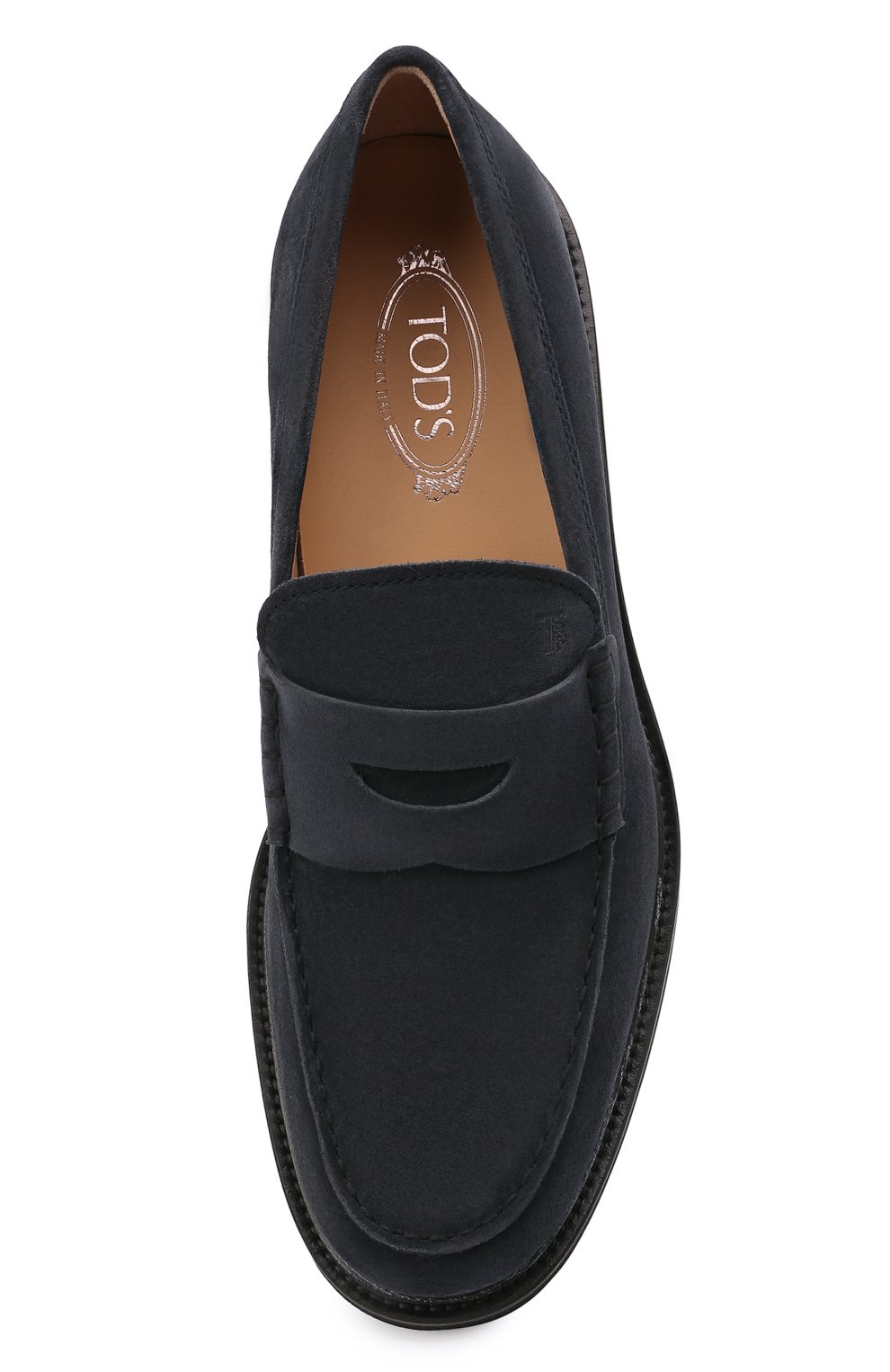 Замшевые пенни-лоферы TOD’S, арт. XXM06H00640RE0, фото 5