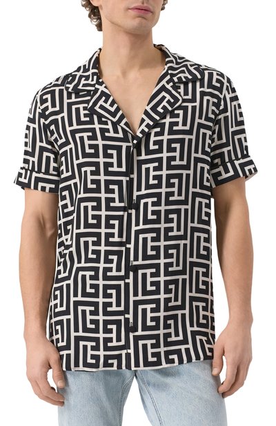 Рубашка из вискозы BALMAIN, арт. EH1HN011/VD01, фото 3
