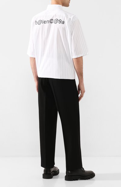 Хлопковая рубашка BALENCIAGA белого цвета по цене 49950 руб., арт. 621912/TIM35, фото 2 Хлопковая рубашка BALENCIAGA, арт. 621912/TIM35, фото 2