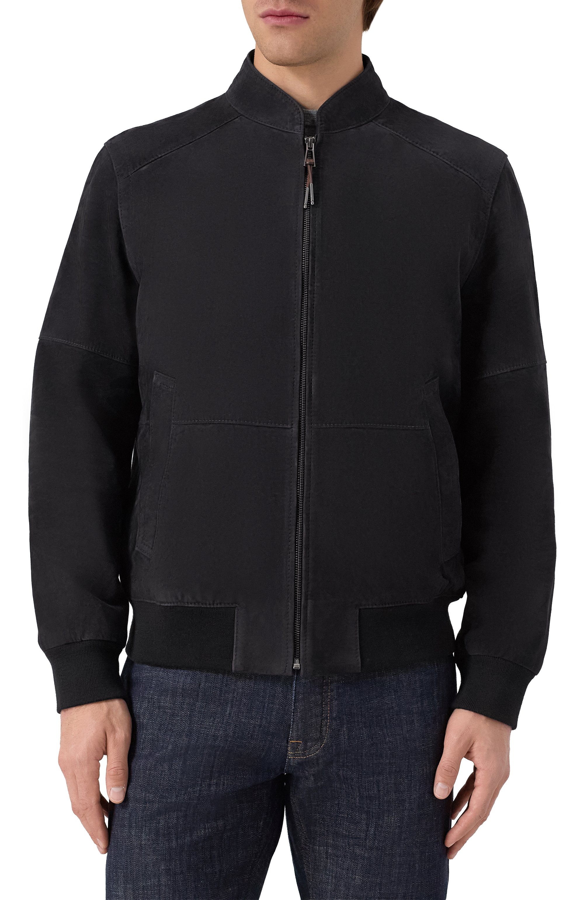 Замшевый бомбер WINDSOR, арт. B0RELL03-L/1300160L, фото 3