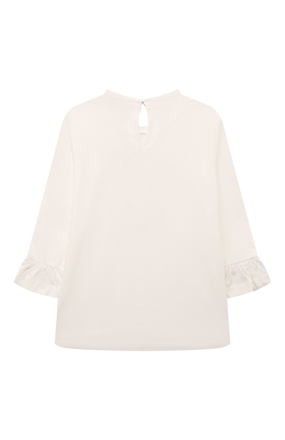 Хлопковый лонгслив MONNALISA, арт. 39D611, фото 2