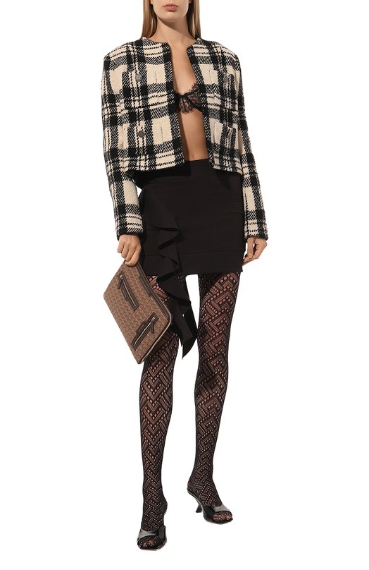 Клатч Anya Hindmarch Коричневый, фото 6