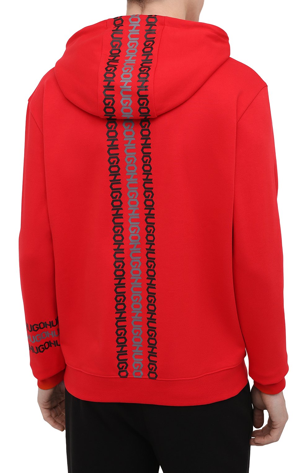 Хлопковое худи HUGO, арт. 50448840, фото 4