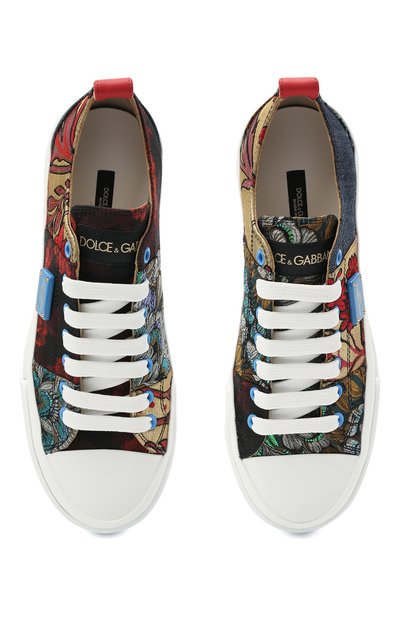Комбинированные кеды portofino DOLCE & GABBANA, арт. CK1886/A0683, фото 5