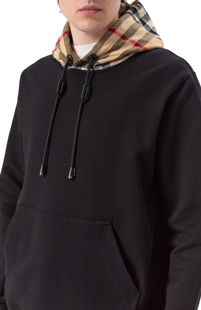 Хлопковое худи BURBERRY, арт. 8058117, фото 5