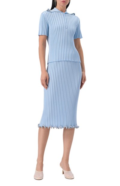 Юб�ка из вискозы JIL SANDER, арт. J03MA0233-J18346, фото 2