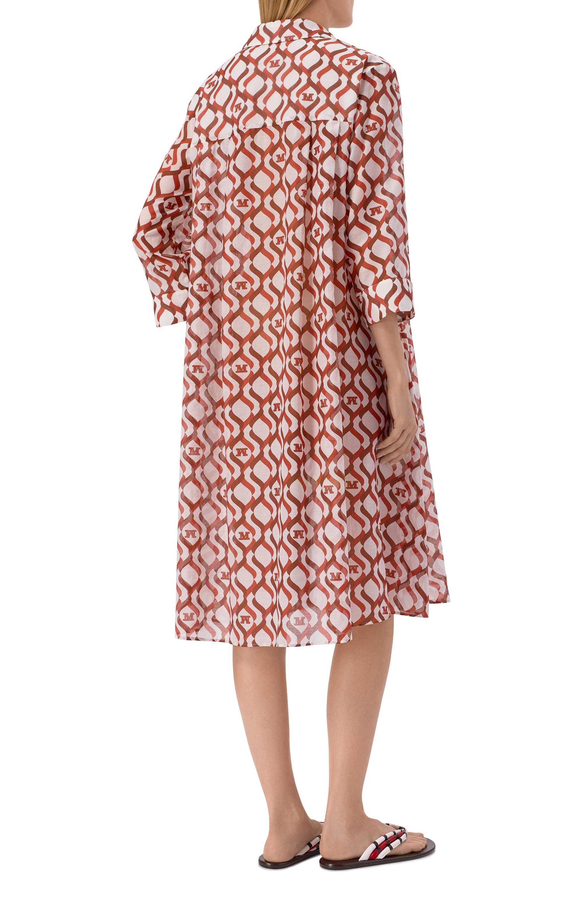 Туника из хлопка и шелка MAX MARA, арт. BCHSTEPPA 261622106, фото 3