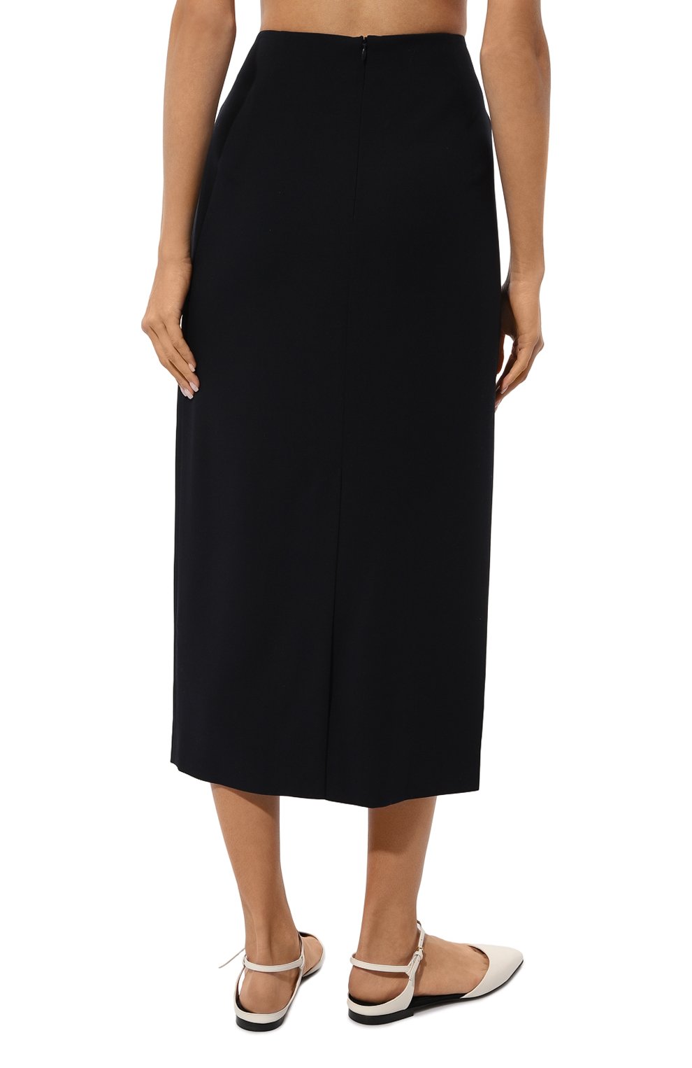 Шерстяная юбка WINDSOR темно-синего цвета по цене 46950 руб., арт. DR423/10018355, фото 4 Шерстяная юбка WINDSOR, арт. DR423/10018355, фото 4