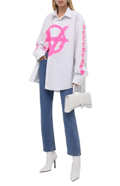 Хлопковая рубашка VETEMENTS, арт. UA52SH550P 1003/W, фото 2