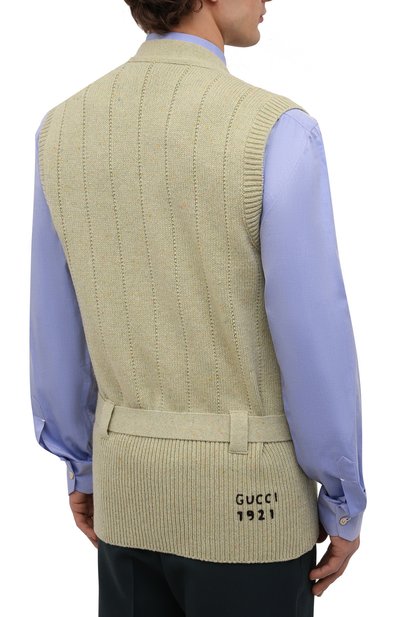 Шерстяной жилет GUCCI, арт. 673870/XKB3A, фото 4