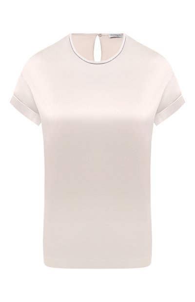 Женский шелковый топ BRUNELLO CUCINELLI, арт. M0C59DE310