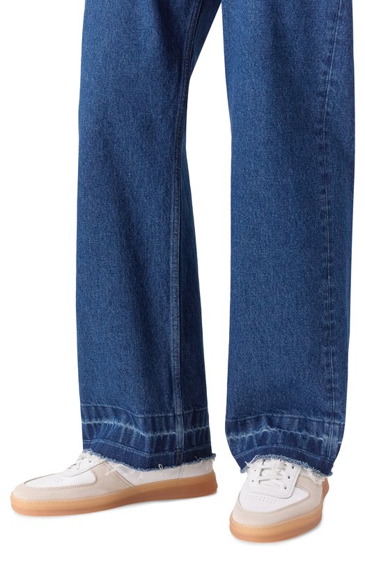 Кожаные кеды Grecale H`D`S`N Baracco GRECALE.P.1*/VITELL0+SUEDE Белый  GRECALE.P.1*/VITELL0+SUEDE Фото 3